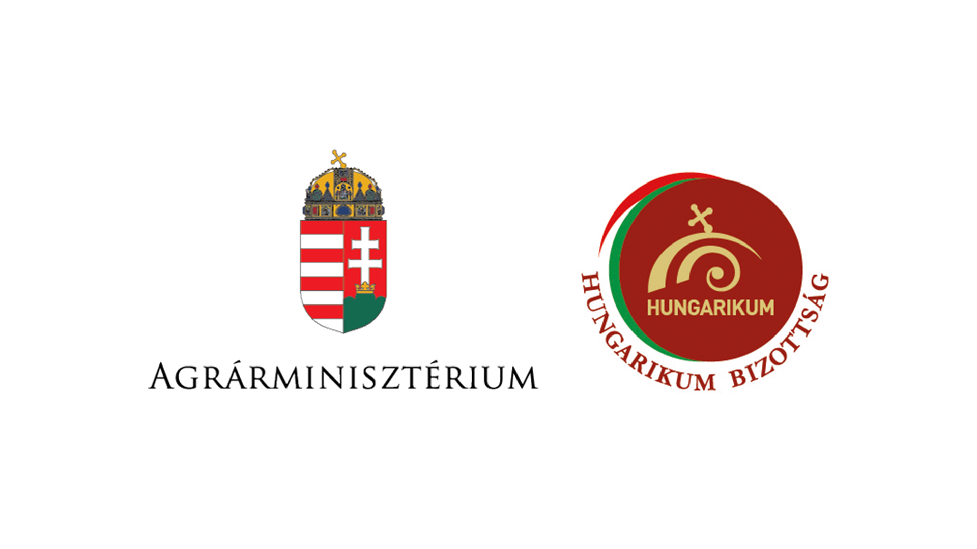 Az agrárminisztérium és a hungarikum bizottság logója